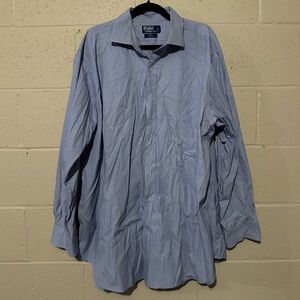 Polo‎ Ralph Lauren men’s button down blue shirt size 2XL tall 18.5 neck